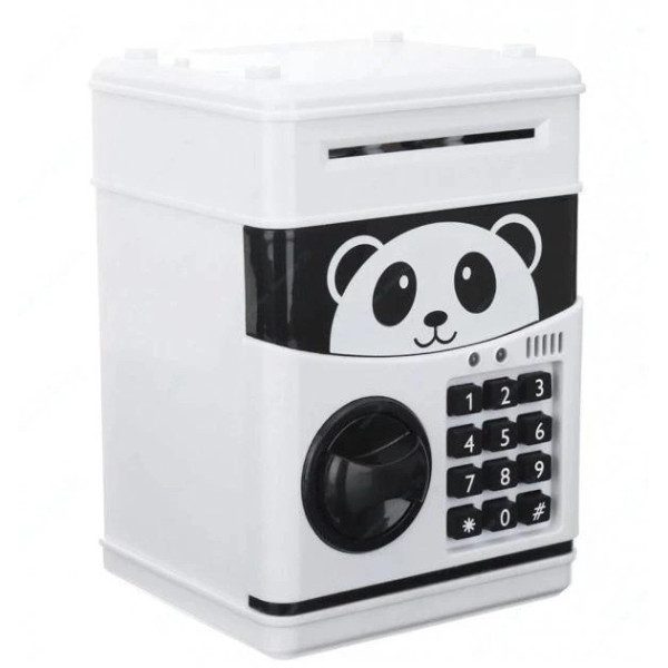 Копилка электронная с кодовым замком Панда, детский банкомат PANDA