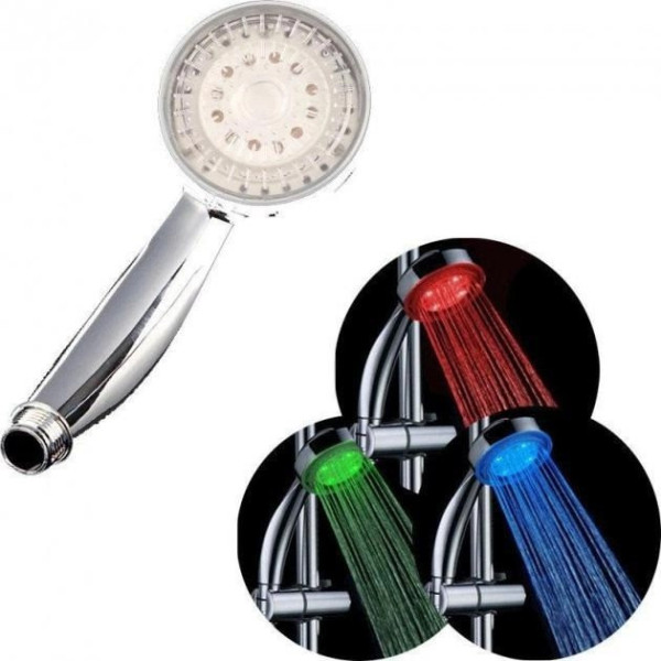 Насадка на душ LED SHOWER 3 цвета Светодиодная