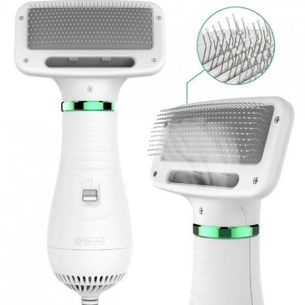 Фен-расчёска пылесос для шерсти Pet Grooming Dryer WN-10