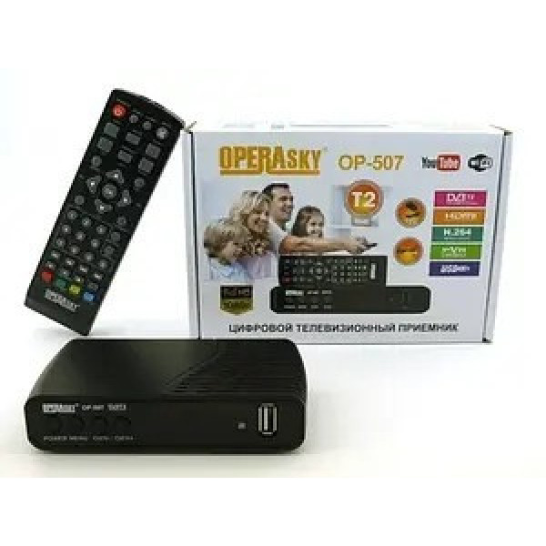 Приставка Opera digital HD-1002 Цифровой тюнер Т2 Wi-Fi, ресивер