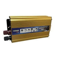 Преобразователь напряжения с 12V на 220V, 1500W, UKC SSK / Автомобильный инвертор постоянного тока