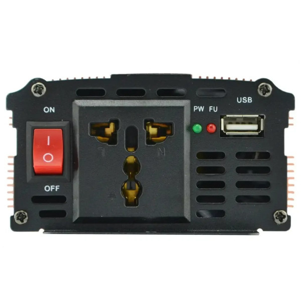 Преобразователь напряжения с 12V на 220V, 1500W, UKC SSK / Автомобильный инвертор постоянного тока