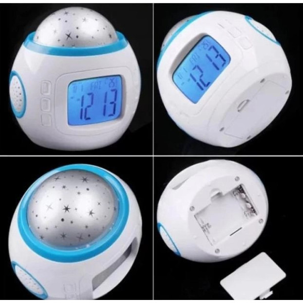 Часы музыкальные с проектором звездного неба Yuhai UI-1038