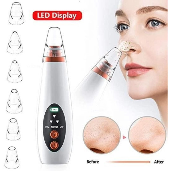Прибор для глубокой вакуумной чистки пор лица Dermal Multi-Functional Cleaning