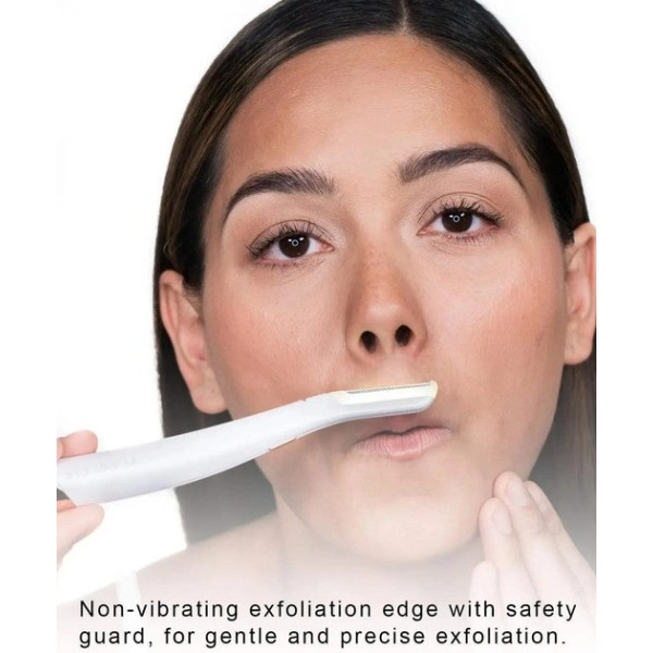 Женская бритва для лица Триммер женский для лица с подсветкой Flawless Dermaplane