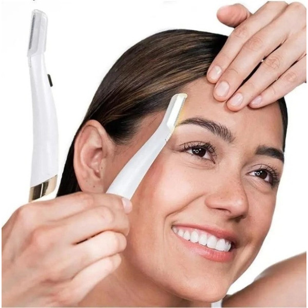 Женская бритва для лица Триммер женский для лица с подсветкой Flawless Dermaplane