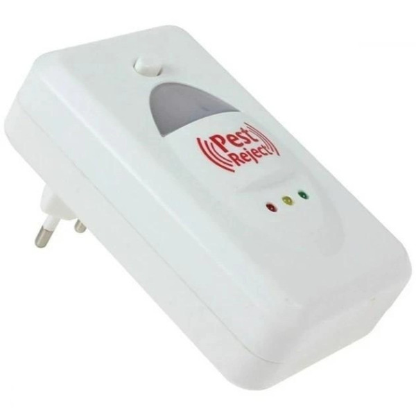 Отпугиватель ультразвуковой в розетку Pest Reject pro, от мышей, кротов и насекомых, радиус действия до 200 м²