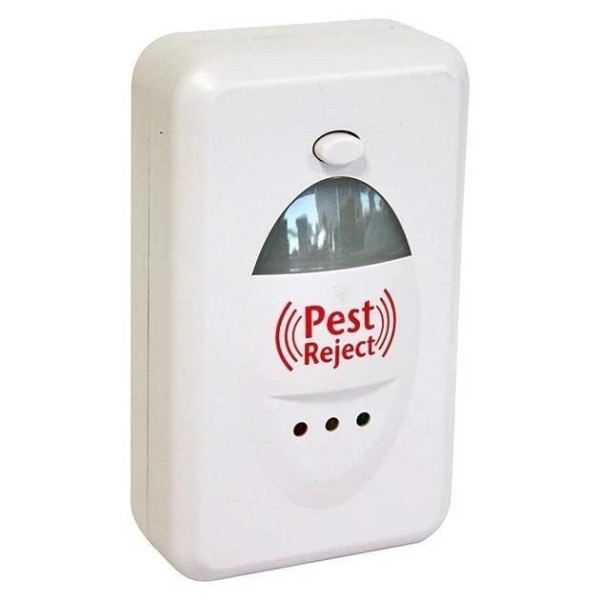 Отпугиватель ультразвуковой в розетку Pest Reject pro, от мышей, кротов и насекомых, радиус действия до 200 м²