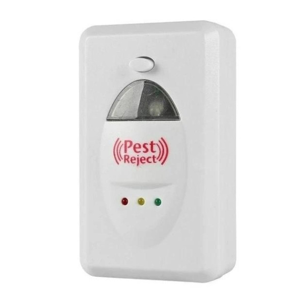 Отпугиватель ультразвуковой в розетку Pest Reject pro, от мышей, кротов и насекомых, радиус действия до 200 м²