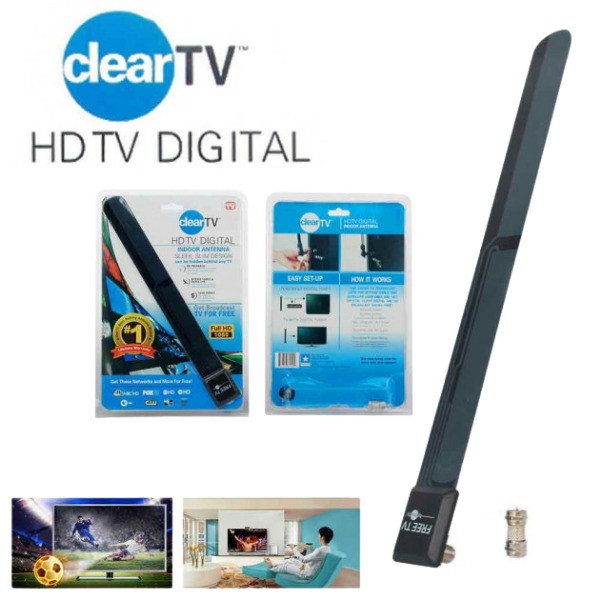 Телевизионная цифровая комнатная антенна Clear TV-Key для домашнего телевидения