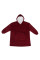 Двухсторонний плед толстовка с капюшоном и рукавами Huggle Hoodie оверсайз