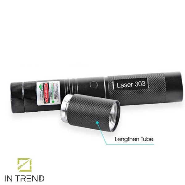 Лазерная указка Green Laser Pointer 303 лазер с ключом для презентаций с регулированной насадкой
