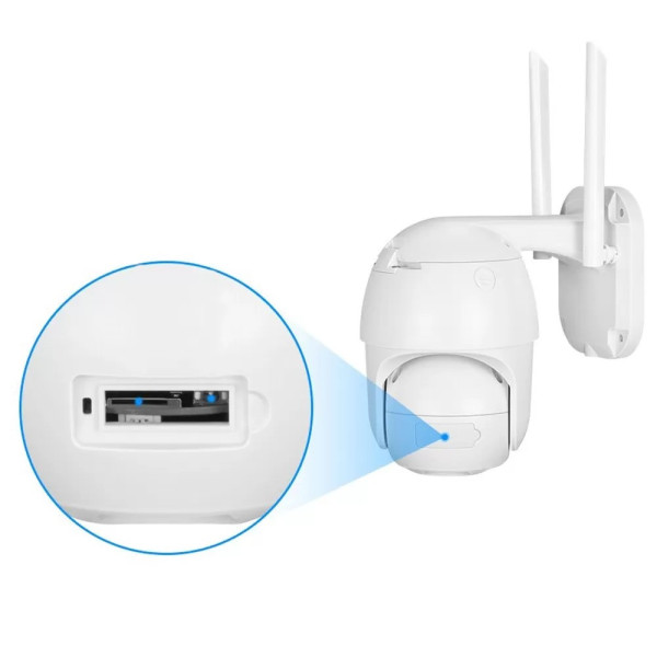 IP камера видеонаблюдения наружная влагостойкая уличная поворотная SmartHD Outdoor WiFi PTZ FHD 1080p