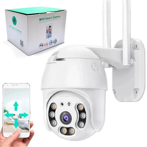 IP камера видеонаблюдения наружная влагостойкая уличная поворотная SmartHD Outdoor WiFi PTZ FHD 1080p