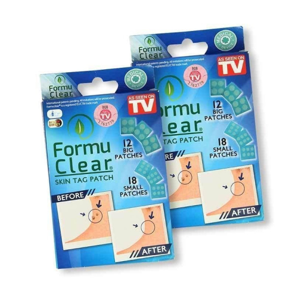 Пластыри от папиллом и бородавок Formu Clear  30 штук