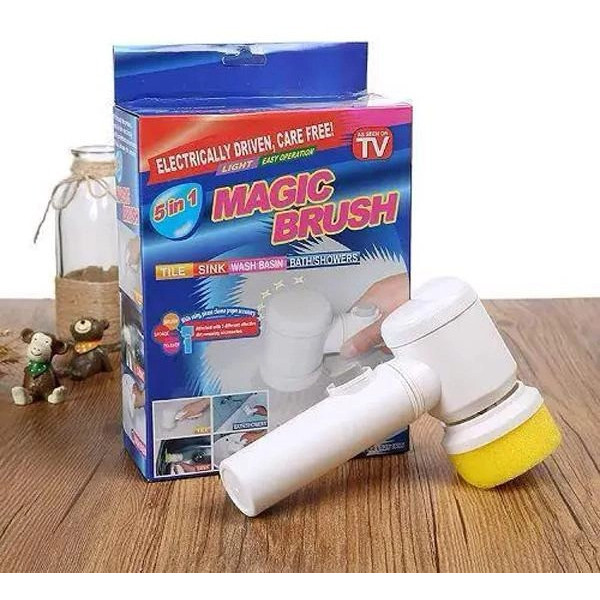 Электрическая беспроводная щетка Ason Magic Brush 5 в 1 для уборки и чистки поверхностей