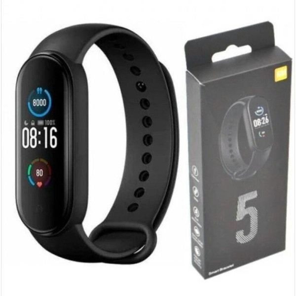 Смарт Часы Band M5 Band Watch шагомер, фитнес браслет, черные
