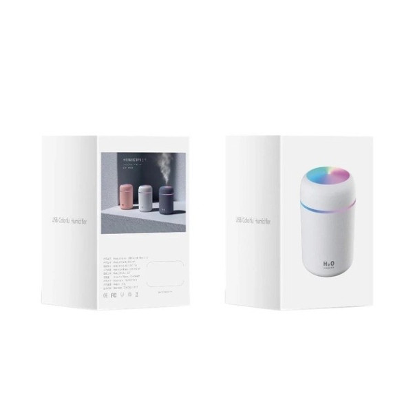 Увлажнитель воздуха с подсветкой H2O Colorful HUMIDIFIER USB 300 мл