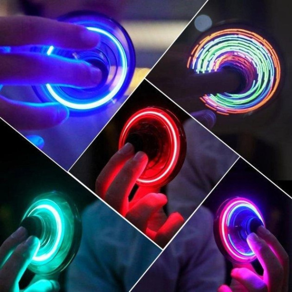 Летающий спиннер Flying Fidget Spinner с подсветкой