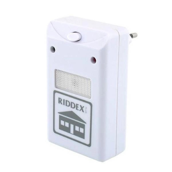 Отпугиватель насекомых и грызунов Riddex Белый радиус 200м Ультразвуковой