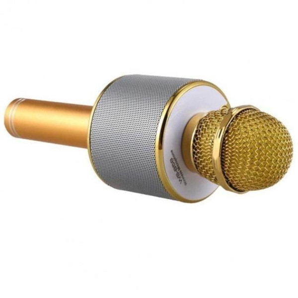 Беспроводной микрофон караоке с колонкой Bluetooth USB Wster WS-858