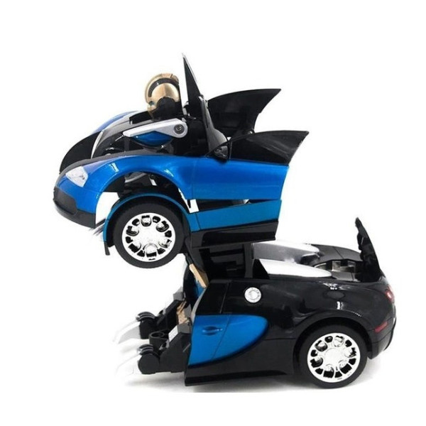 Машинка Трансформер Bugatti Robot Car Size