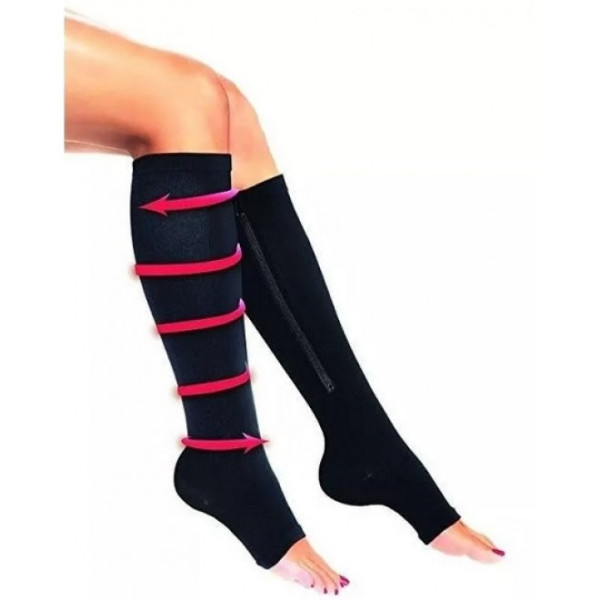 Компрессионные гольфы от варикоза на молнии  Zip Sox