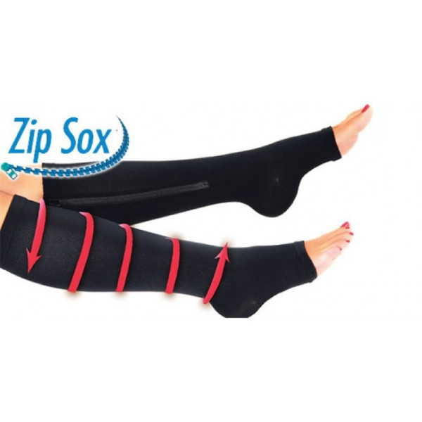 Компрессионные гольфы от варикоза на молнии  Zip Sox