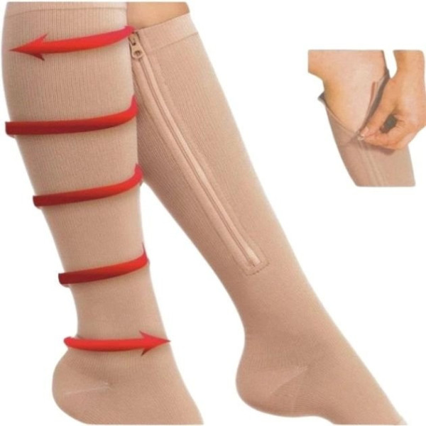 Компрессионные гольфы от варикоза на молнии  Zip Sox