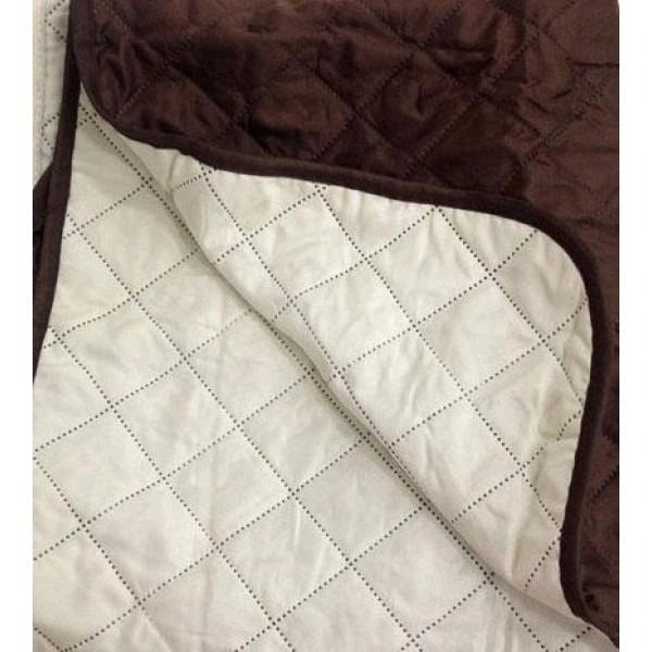 Накидка на кресло Двустороннее покрывало Dy Couch Coat - Коричневая