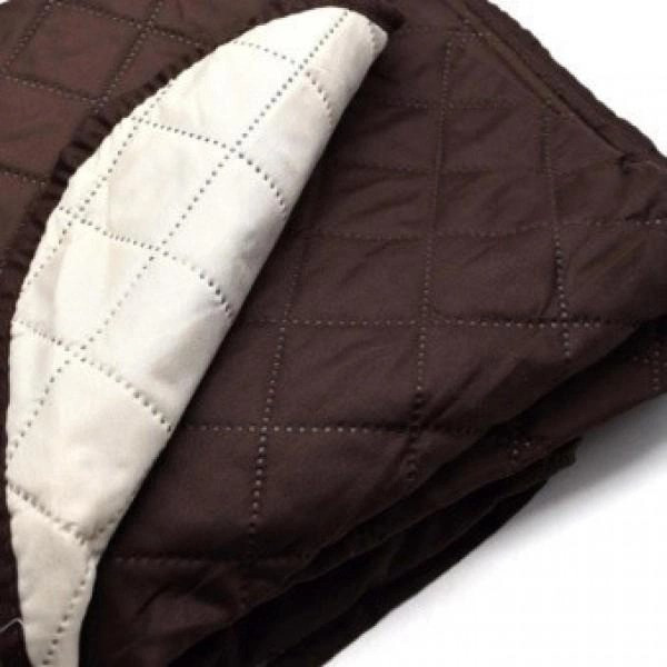 Накидка на кресло Двустороннее покрывало Dy Couch Coat - Коричневая