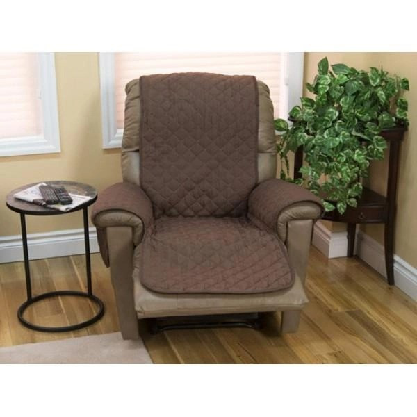 Накидка на кресло Двустороннее покрывало Dy Couch Coat - Коричневая
