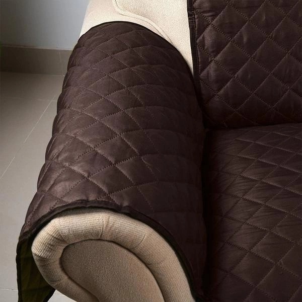 Накидка на кресло Двустороннее покрывало Dy Couch Coat - Коричневая