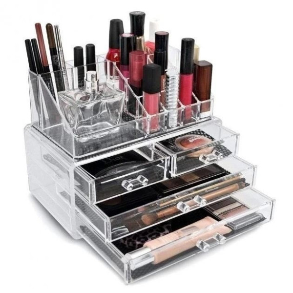 Органайзер для косметики Настольный акриловый Cosmetic Storage Box Бокс