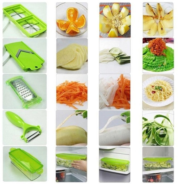 Овощерезка Nicer Dicer Plus Салатовый ручная