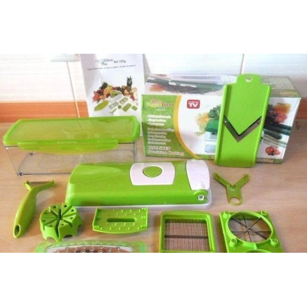 Овощерезка Nicer Dicer Plus Салатовый ручная