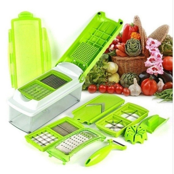 Овощерезка Nicer Dicer Plus Салатовый ручная