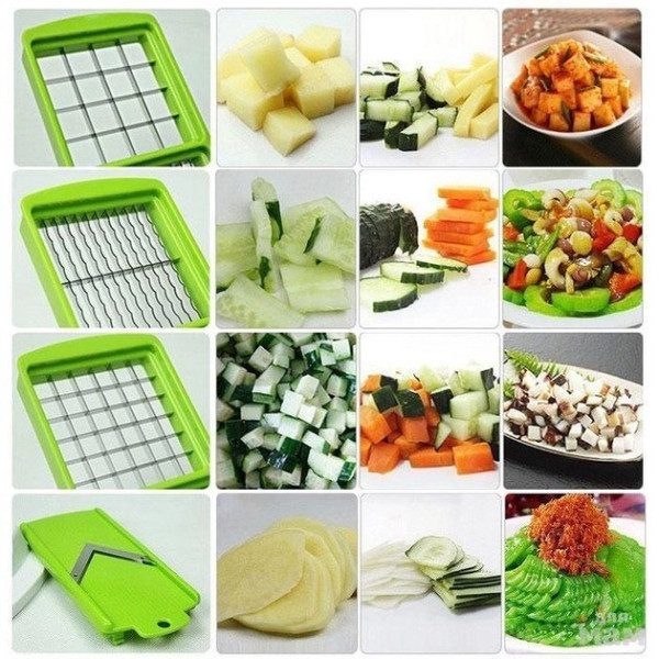 Овощерезка Nicer Dicer Plus Салатовый ручная