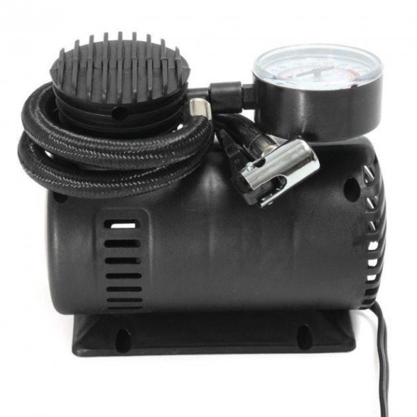 Автомобильный насос с манометром Air Compressor DC-12V 250 PSI  компрессор