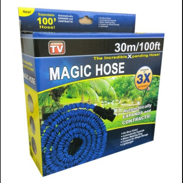 Шланг для полива MAGIC HOSE 30 м растягивающийся с распылителем