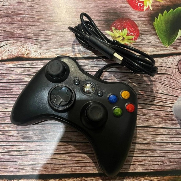 Джойстик проводной USB для икс бокс 360 Red box Геймпад проводной для 360 и ПК