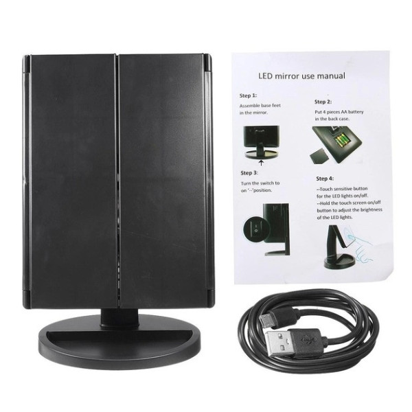 Зеркало для макияжа с LED подсветкой Superstar Magnifying Mirror