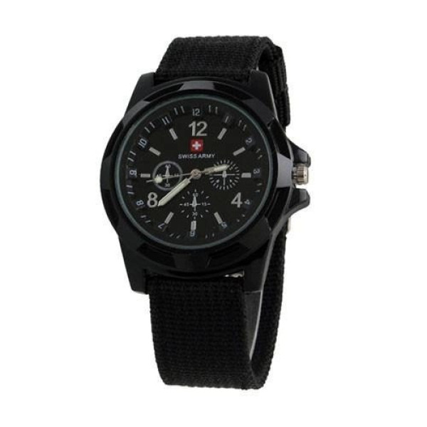 Наручные часы  Армейские Swiss Army Watch кварцевые Black
