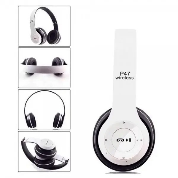Беспроводные Наушники bluetooth microSD Mp3 MDR P47 BT