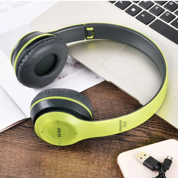 Беспроводные Наушники bluetooth microSD Mp3 MDR P47 BT
