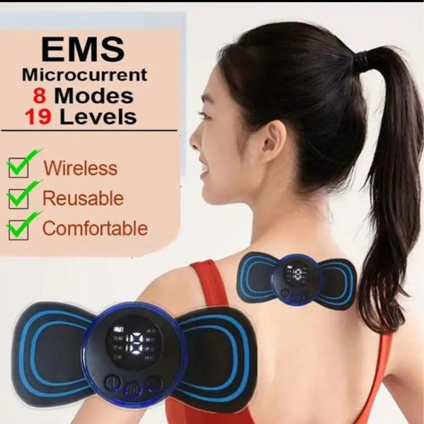 Импульсный массажер миостимулятор EMS миостимулятор бабочка для всего тела