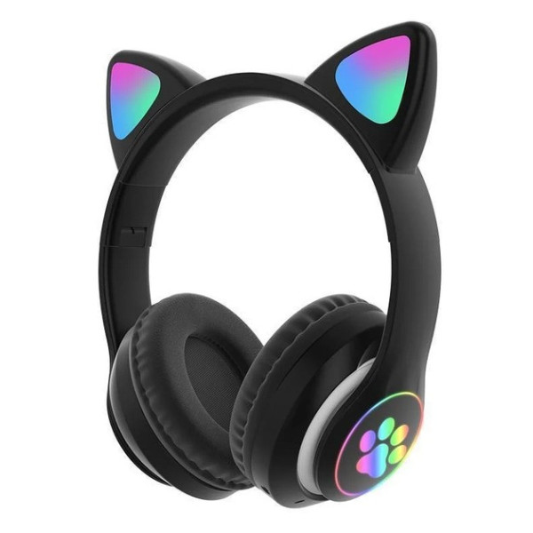 Наушники CAT с кошачьими ушками Bluetooth 400 мАч ( MP3/ FM )