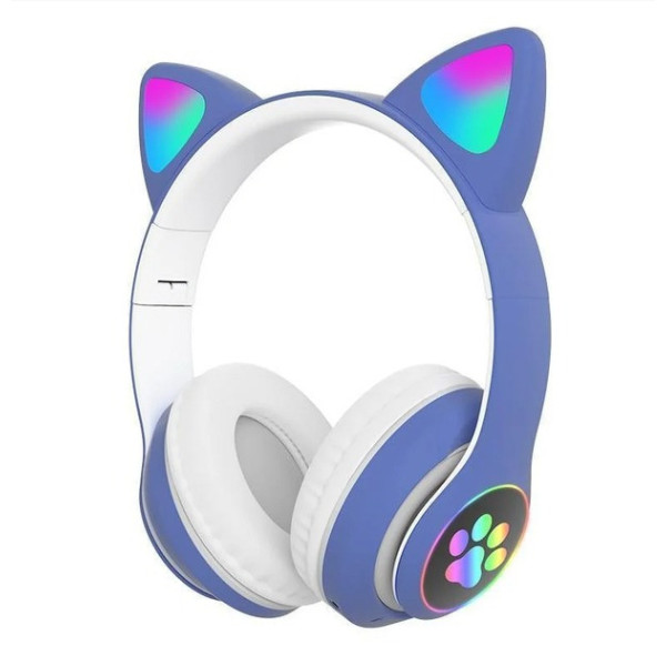 Наушники CAT с кошачьими ушками Bluetooth 400 мАч ( MP3/ FM )