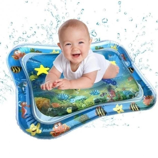 Надувной детский водяной коврик с рыбками AIR PRO inflatable water play mat
