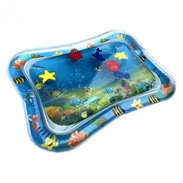 Надувной детский водяной коврик с рыбками AIR PRO inflatable water play mat